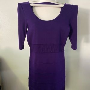 Brand New Purple Knit Dress.